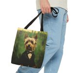 Yorkshire Terrier Scholar Canvas Tote Eco-friendly & Artistic Bag
