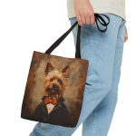 Charming Yorkshire Terrier Scholar Tote Bag Eco-friendly Gift For Dog Lovers
