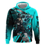 Hibino Kafka Hoodie Futuristic Tech Anime Style