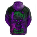 Horor Skull Hoodie Welcome to the Dark side