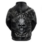 Horror Skull Hoodie Of course i'm going to hell i'm just here to pick you up