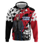 Hyoma Chigiri Blue Lock Hoodie Urban Graffiti Street Art Style
