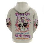 I Am A Sweet Girl Skull Hoodie