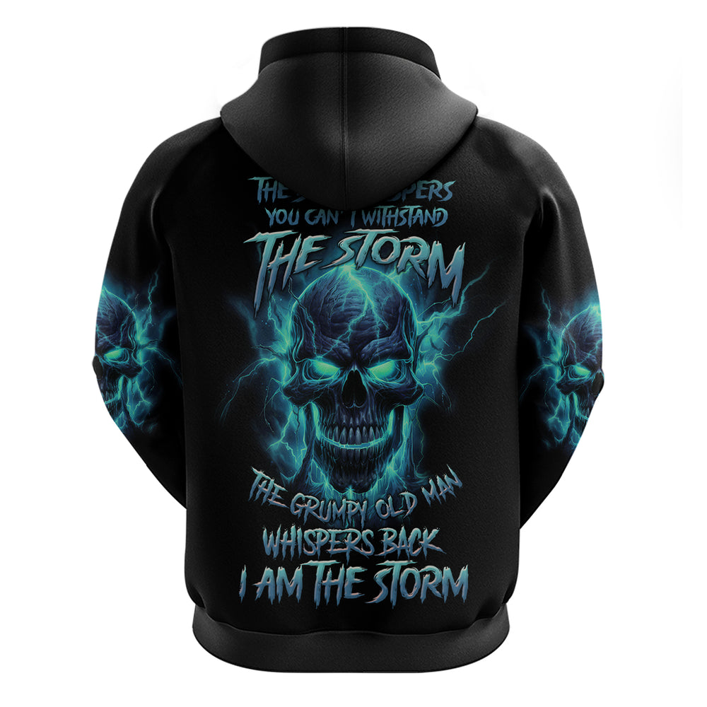 I Am The Storm Grumpy Old Man Hoodie I Am The Storm Grumpy Old Man Hoodie