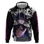 Arataka Reigen Mob Psycho 100 Hoodie Anime Style Art