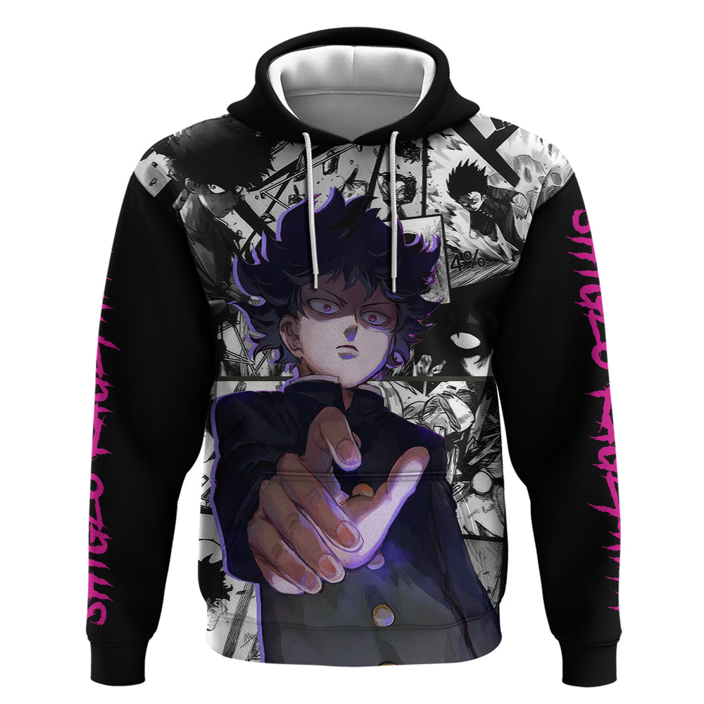Arataka Reigen Mob Psycho 100 Hoodie Anime Style Art Arataka Reigen Mob Psycho 100 Hoodie Anime Style Art