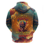 I Can Fix Stupid Bit It's Gonna Hurt Flaming kull Hoodie