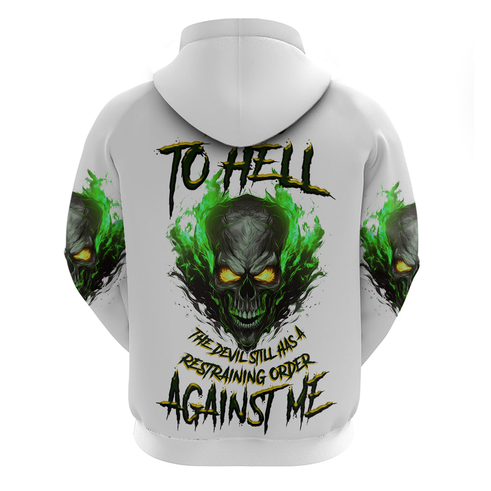 I Can't Go To Hell Fire Eyes Skull Hoodie I Can't Go To Hell Fire Eyes Skull Hoodie
