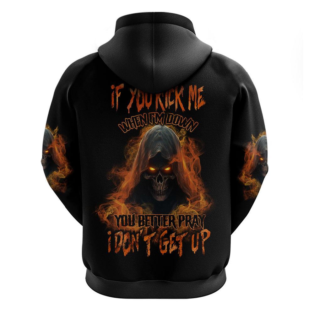 If You Kick Me When I'm Down Hoodie If You Kick Me When I'm Down Hoodie