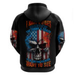 I Have Three Sides Skull Flag Hoodie