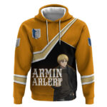Armin Arlert Attack on Titan Hoodie Anime Casual Coffeehouse Style