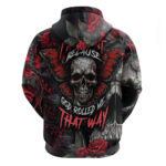 I'm Blunt Because God Rolled Me That Way Skull Hoodie