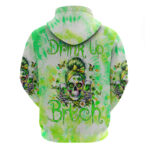 Irish Skull Hoodie Drink Up Bitch DT01