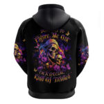 Irish Skull Hoodie Good Girl Drinve Wine Badass Girl Chug Beer DT01