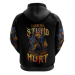 Jack O Lantern Skull Hoodie I Can Fix Stupid But It's Gonna Hurt DT01
