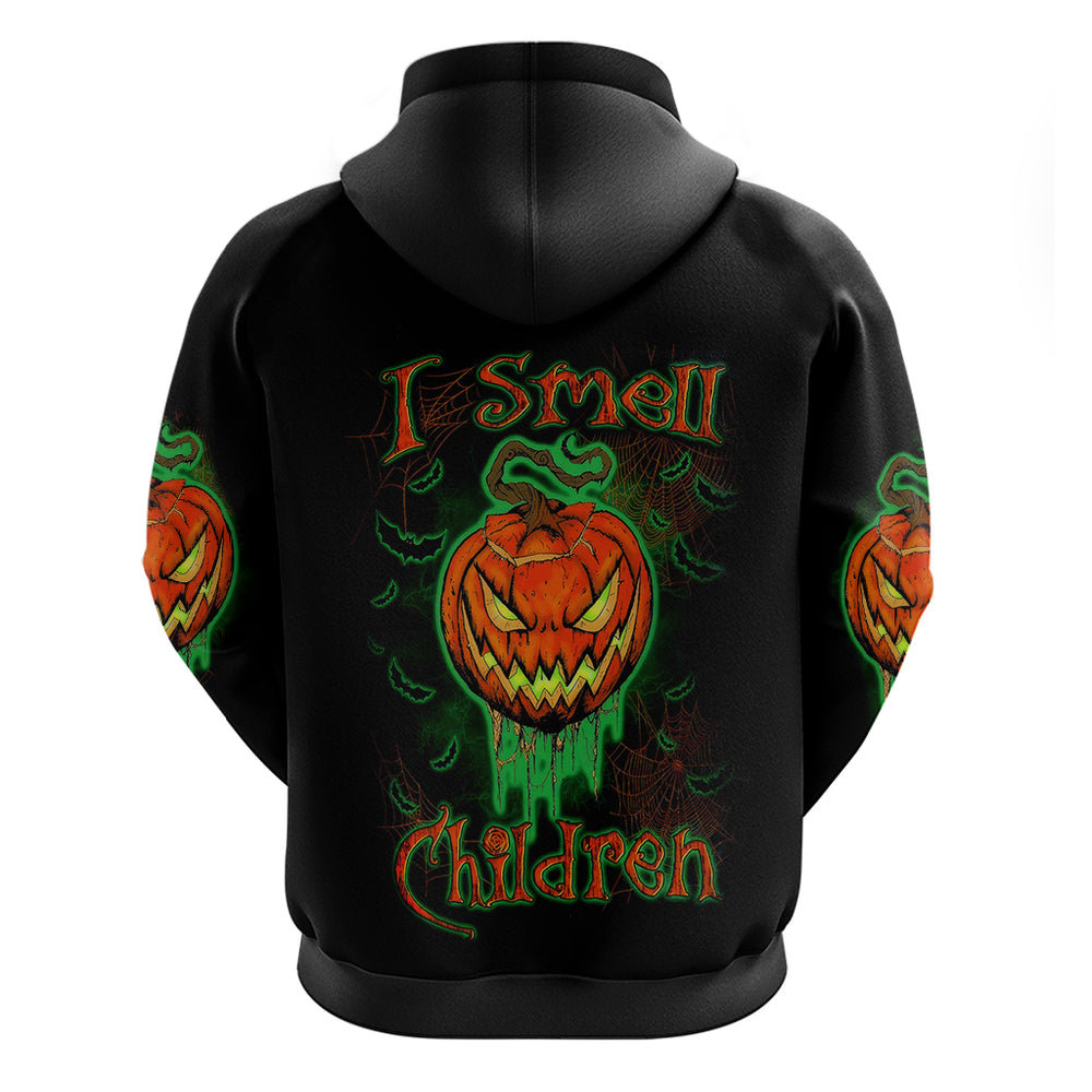Jack O Lantern Skull Hoodie I Smell Children DT01 Jack O Lantern Skull Hoodie I Smell Children DT01