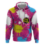 Art Fantasma Hells Paradise Hoodie Anime Uniform Mix Color Painting Splash