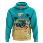 Jeep Beach Hoodie Summer Good Vibes