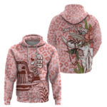 Jeep Girl Country Style Cow Skull Mix Leopard Prints Hoodie