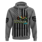 Jeep Go Topless Day 2023 Get Dirty Hoodie Grey Version