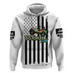Jeep Go Topless Day 2023 Get Dirty Hoodie White Version