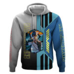 Aki Hayakawa from Chainsaw Man Hoodie with Sword and Stylish Pose Design