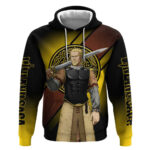 Askeladd Viking Commander Hoodie Viking Manga Illustration Style