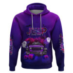 Jeep Hoodie Never Underestimate An Old Woman With A Jeep