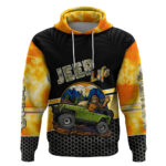 Jeep Life Hoodie Sasquatch And Pine Forest