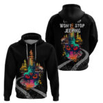 Jeep Skull Hoodie Can't Stop Won't Stop Jeepin'