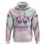 Jigglypuff Hoodie Pastel Melody Pop Art