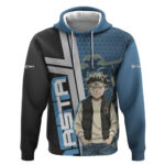 Asta from Black Clover in Modern Streetwear Hoodie Black Clover Anime Aesthetic - Asta Style