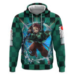 Astral Aura Tanjiro Demon Slayer Hoodie Anime Style