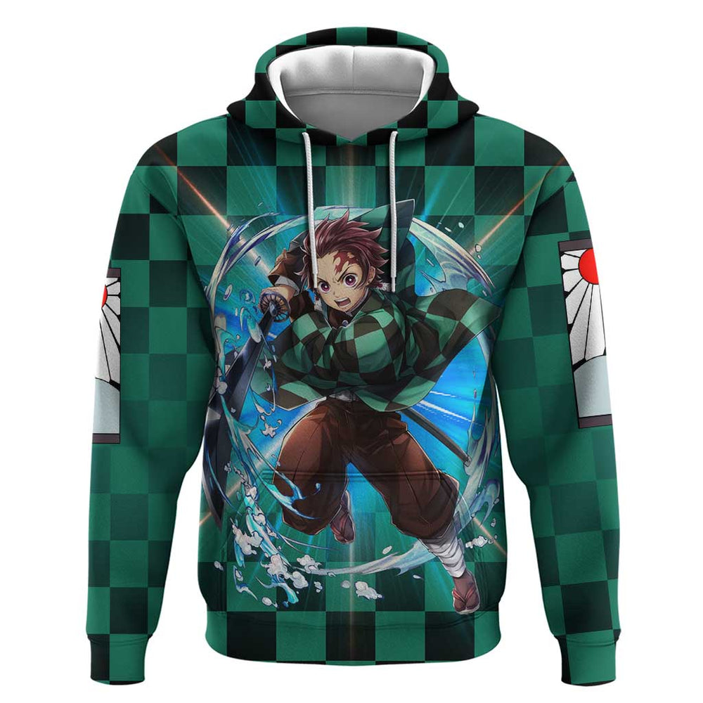 Astral Aura Tanjiro Demon Slayer Hoodie Anime Style Astral Aura Tanjiro Demon Slayer Hoodie Anime Style