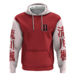 Kaede Rukawa Slam Dunk Hoodie Japan Anime Style