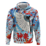 Kagura Inuyasha Series Hoodie Wind Spirit Anime Style with Autumn Maple Leaves