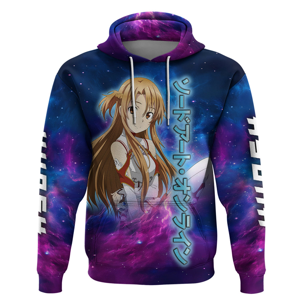 Asuna Hoodie Sword Art Galaxy Style Asuna Hoodie Sword Art Galaxy Style