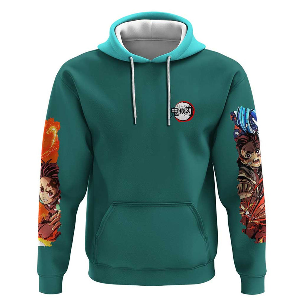 Kamado Tanjiro V2 Demon Slayer Hoodie Japan Anime Style Kamado Tanjiro V2 Demon Slayer Hoodie Japan Anime Style