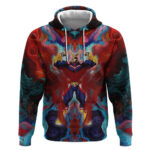 Atmospheric Blast All Might My Hero Academia Hoodie Anime Mix Abstracs Trippy Style