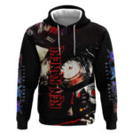 Kaneki Ken Tokyo Ghoul Grunge Hoodie Anime Style