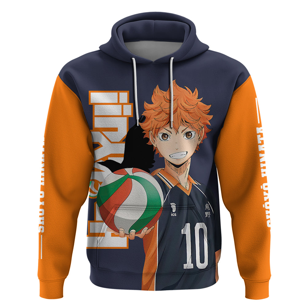 Karasuno Shoyo Hinata Hoodie Karasuno Shoyo Hinata Hoodie
