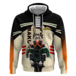Katsuki Bakugo My Hero Academia Hoodie with Explosion Quirk and Dynamic Action Design