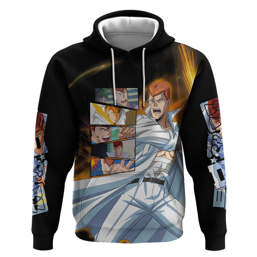 Kazuma Kuwabara - YuYu Hakusho Hoodie Anime Style Kazuma Kuwabara - YuYu Hakusho Hoodie Anime Style