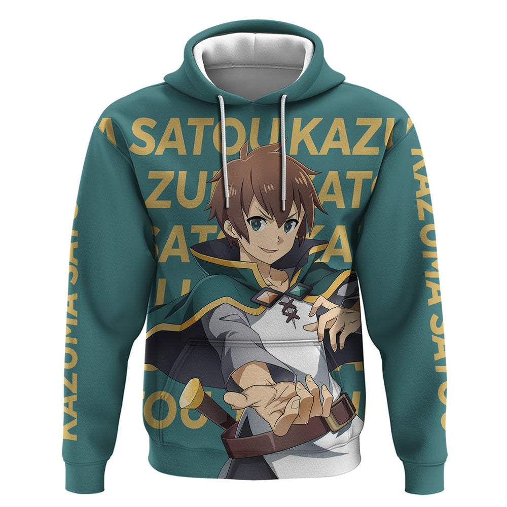 Kazuma Satou KonoSuba Hoodie Anime Style Kazuma Satou KonoSuba Hoodie Anime Style