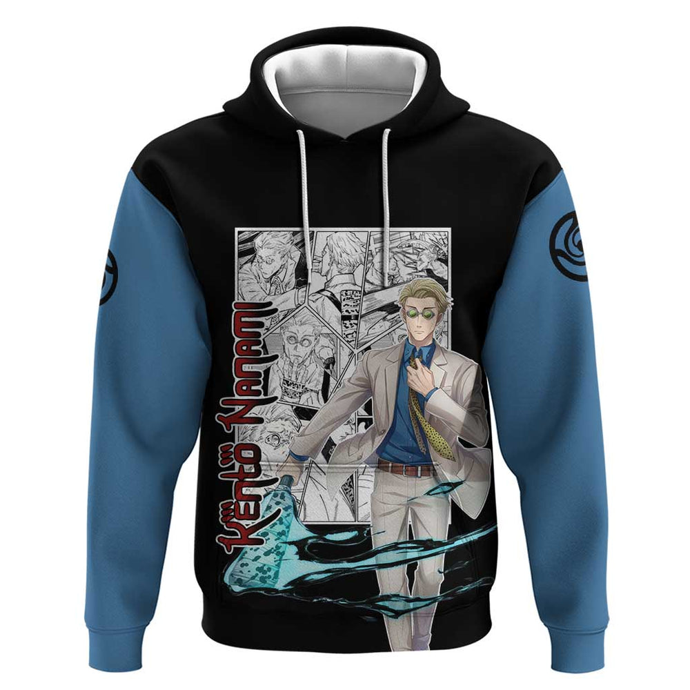 Kento Nanami - Jujusu Kaisen Hoodie Anime Mix Manga Style Kento Nanami - Jujusu Kaisen Hoodie Anime Mix Manga Style