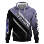Killua Zoldyck Hunter x Hunter Hoodie with Electric Aura and Action Pose Design