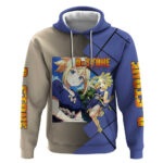 Kohaku Dr. Stone Hoodie with Combat Stance and Brave Adventure Design