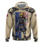 Kurapika Hunter x Hunter Chain Theme Hoodie with Scarlet Eyes and Vintage Anime Artwork Design