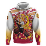 Kyojuro Rengoku - Demon Slayer Hoodie Anime Mix Pattern Style