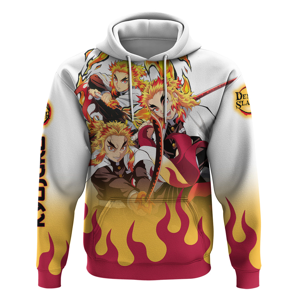Kyojuro Rengoku - Flame Hashira Anime Hoodie Kyojuro Rengoku - Flame Hashira Anime Hoodie